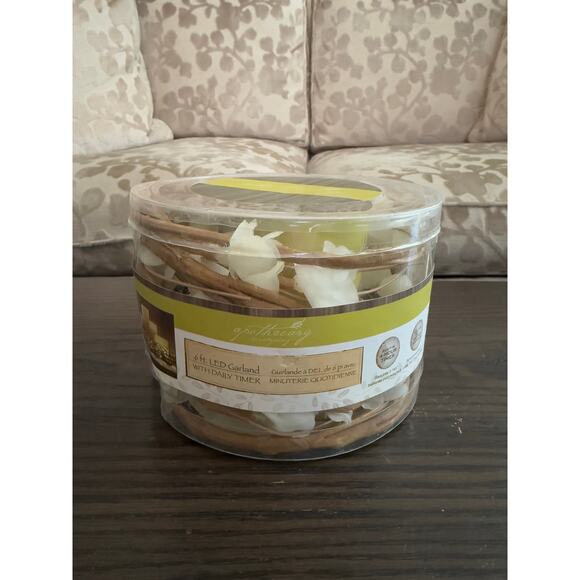 Apothecary & Company 6-Foot LED Lighted Branch Garland w/ Daily Timer - Picture 1 of 7